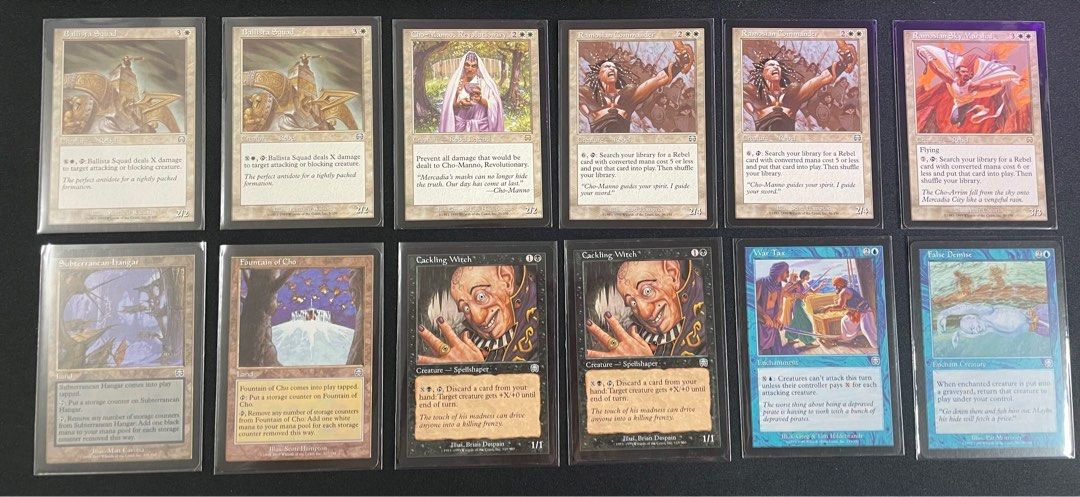  MTG Vintage Collection - 35 Vintage Cards Including 3 Rares -  All Cards Circa 1993-1994 - Legends, Antiquities, The Dark, Revised, and  More! : Toys & Games