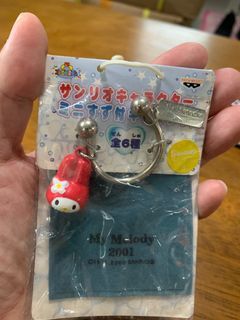 Vintage My Melody Year 2000 charm with pouch