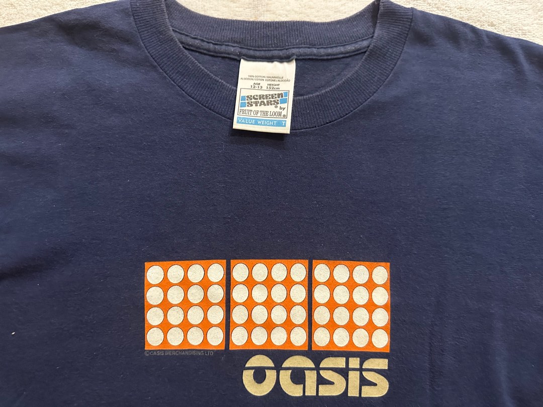 Vintage oasis band tshirt, Men's Fashion, Tops & Sets, Tshirts & Polo