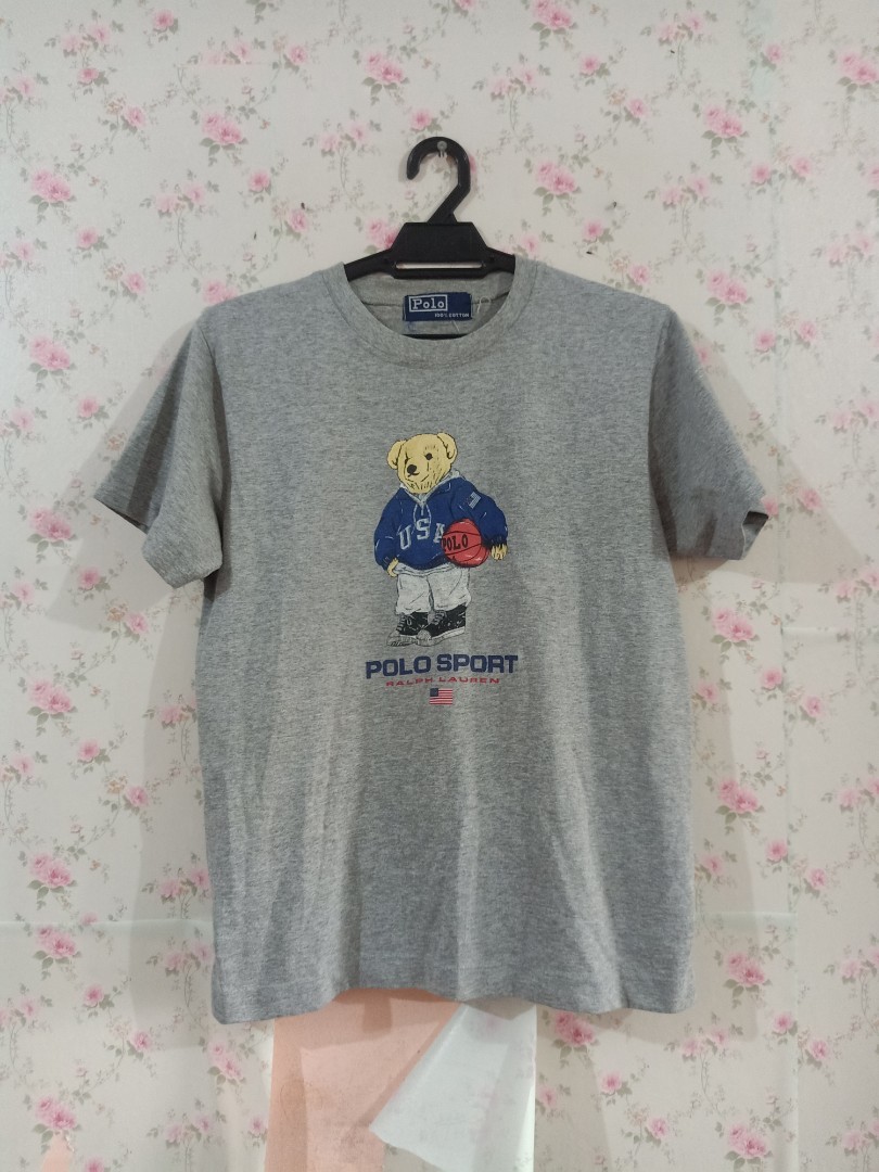 Vintage polo bear polo sport tshirt Men s Fashion Tops Sets
