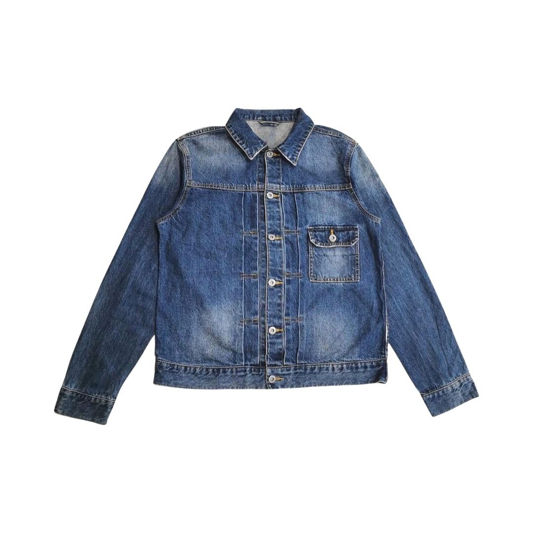 Vintage Americana Type 1 Indigo wash Workwear Denim Worker Jacket Size M
