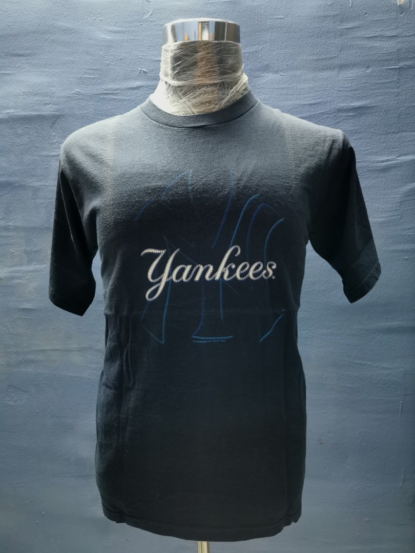 Vintage New York NY Yankees Baseball Club 80s VTG Faded Single Stitch T  Shirt L