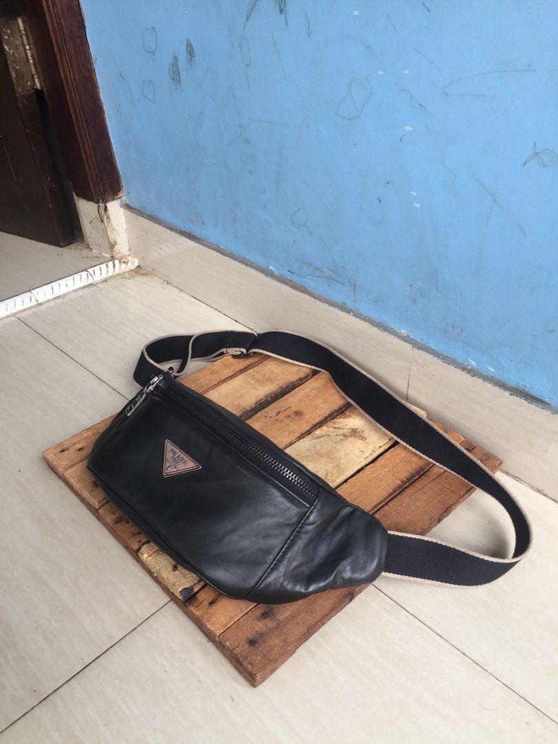 Waist Bag Prada Fesyen Pria Tas Dompet Tas Selempang di