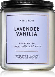 White Barn Lavender Vanilla by Bath and Body Works brand new