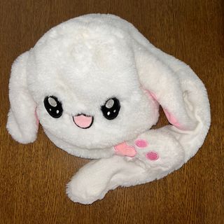 White Bunny Hat K-pop (Ears move!)