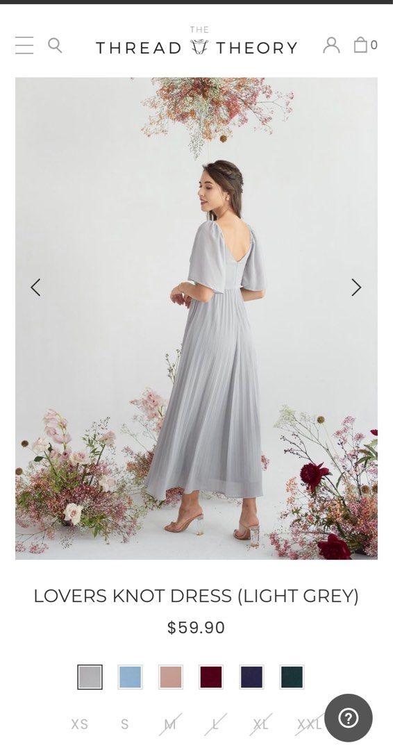 [WHITE] Thread Theory Lover’s Knot Dress