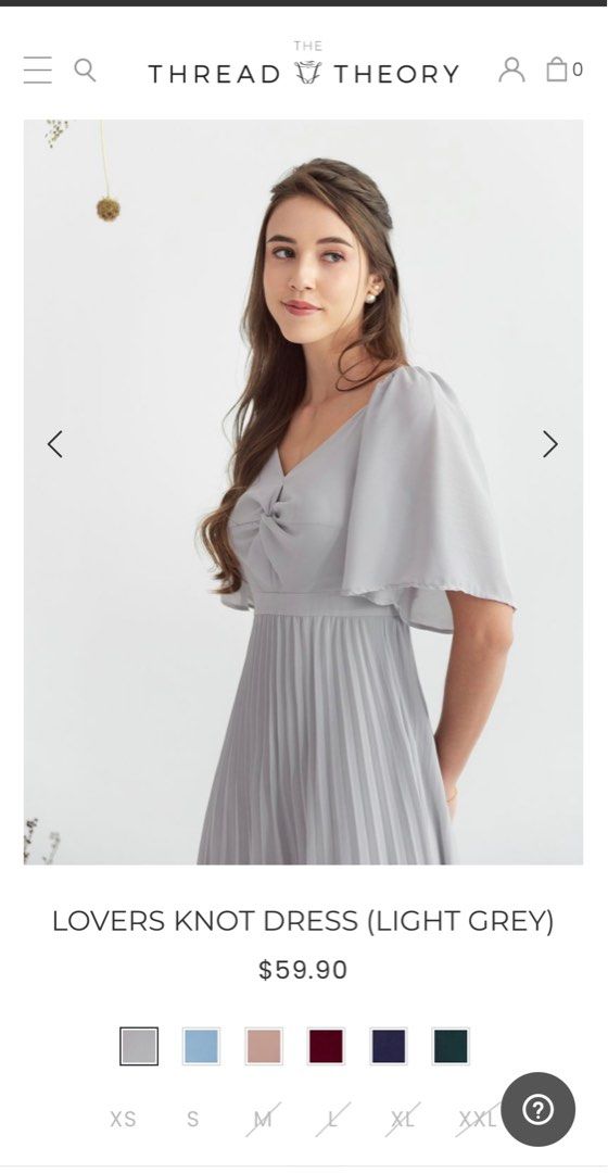 [WHITE] Thread Theory Lover’s Knot Dress