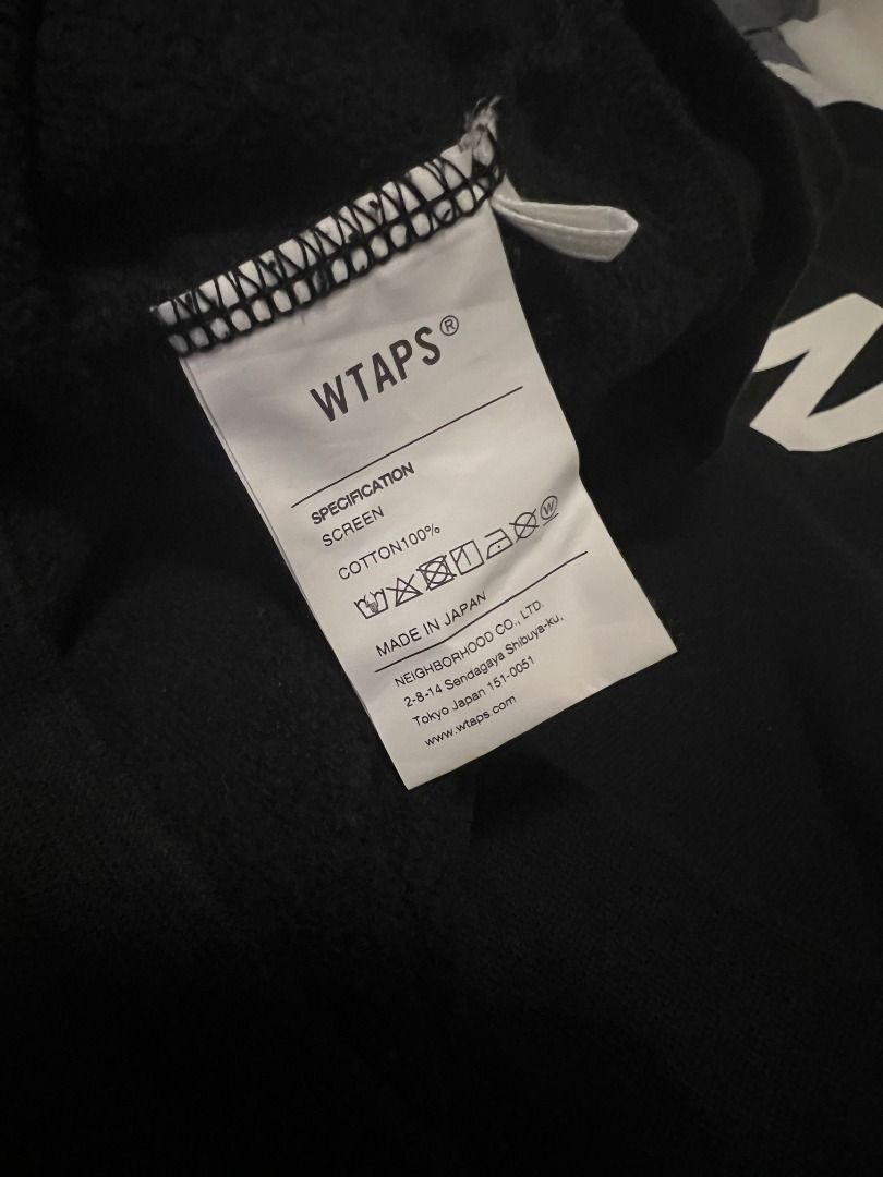 WTAPS WTVUA CREWNECK 212ATDT-CP01S L SIZE(03 SIZE), 男裝, 上身及