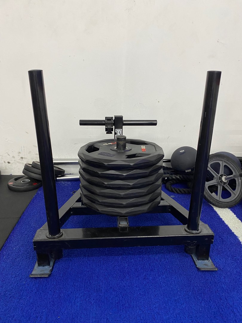 Hyrox Weighted PushPull Prowler Sled, Sports Equipment, Exercise & Fitness, Weights