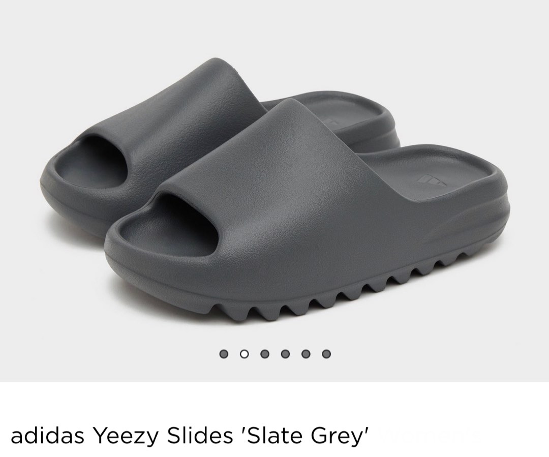 WTT / WTS Adidas Yeezy Slides “Slate Grey” UK6, Women's Fashion, Footwear,  Flipflops and Slides on Carousell