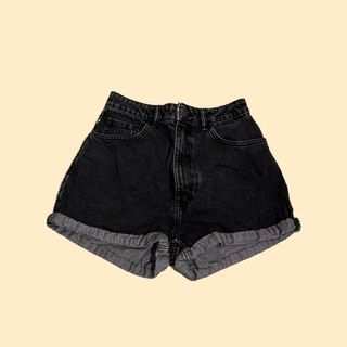 Zara Black Jean Shorts