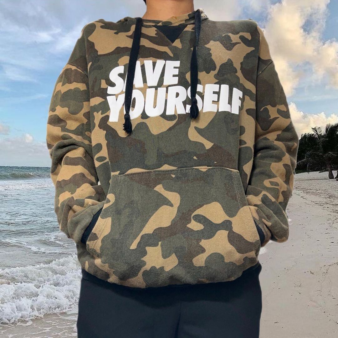 Zara camo hoodie outlet