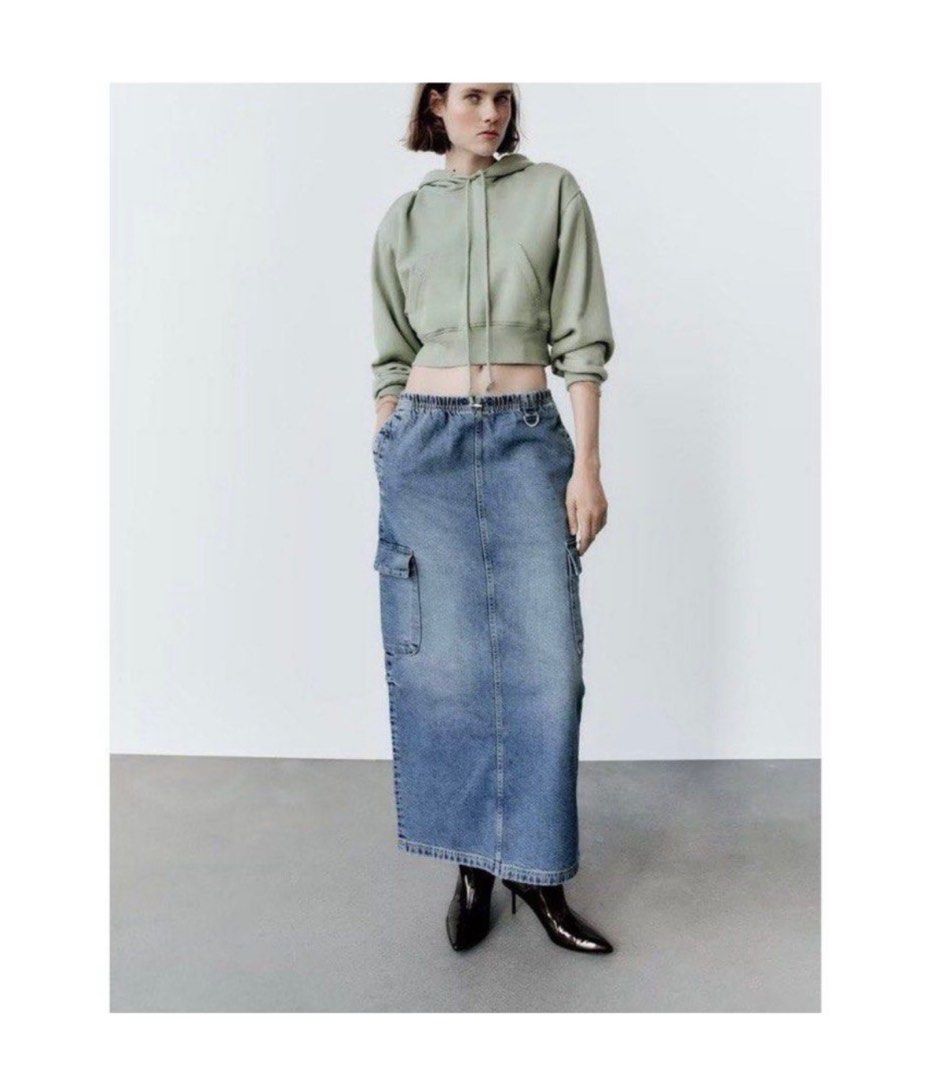 Zara Cargo skirt, Women's Fashion, Bottoms, Skirts on Carousell