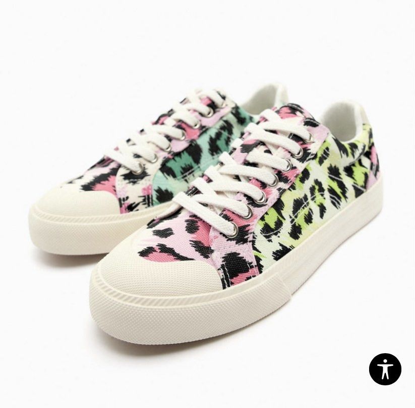 Zara neon sneakers best sale