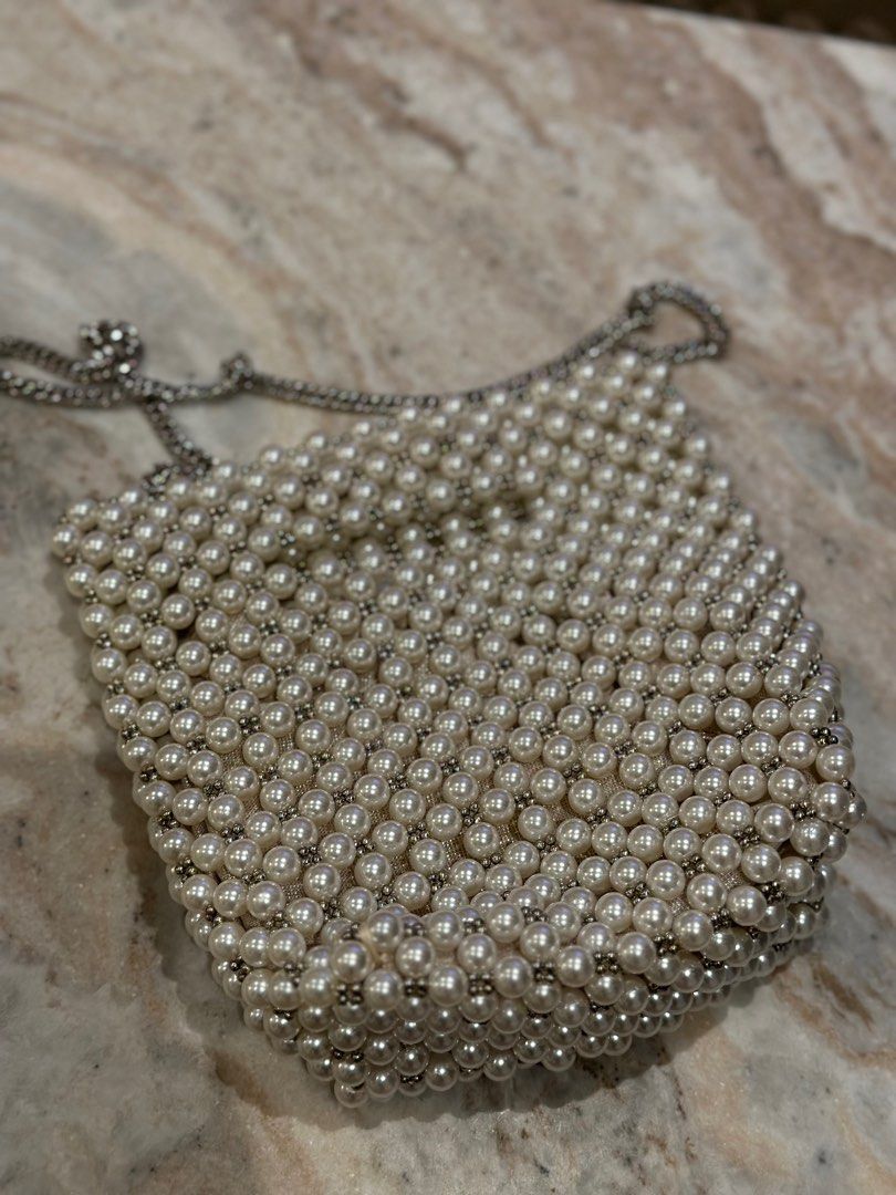 ZARA Pearl Bucket Bags for Women