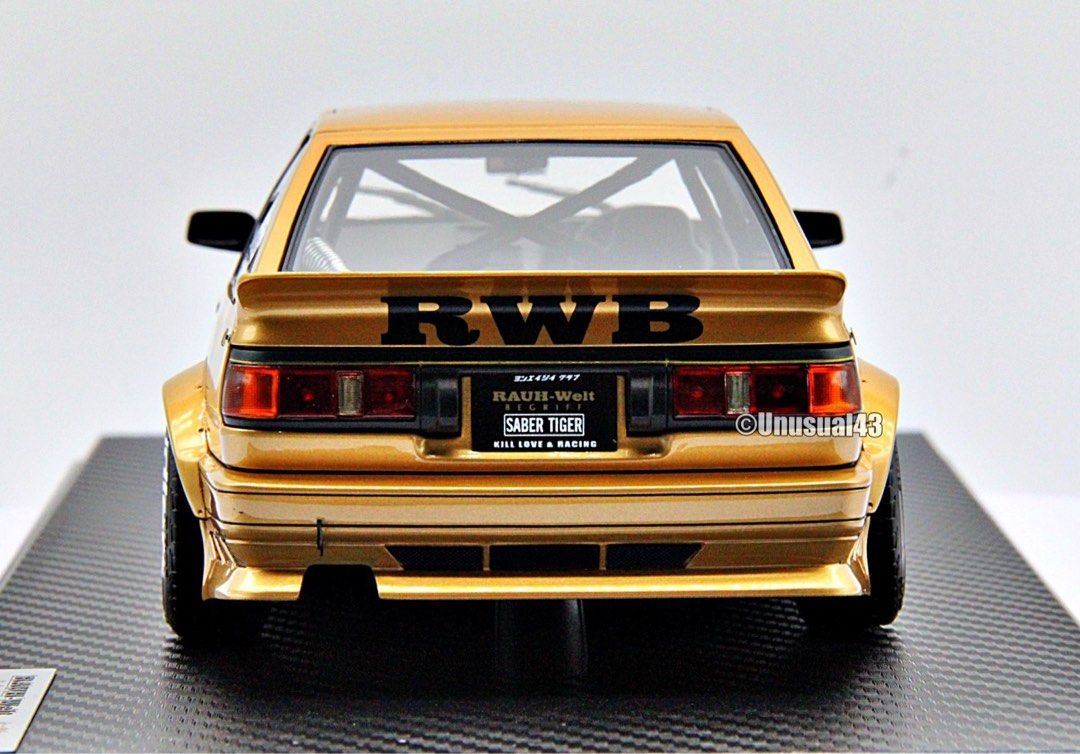 1/18 Ignition Model RWB AE86 Gold, Hobbies & Toys, Toys 1/18 Ignition Model RWB AE86 Gold, Hobbies & Toys, Toys