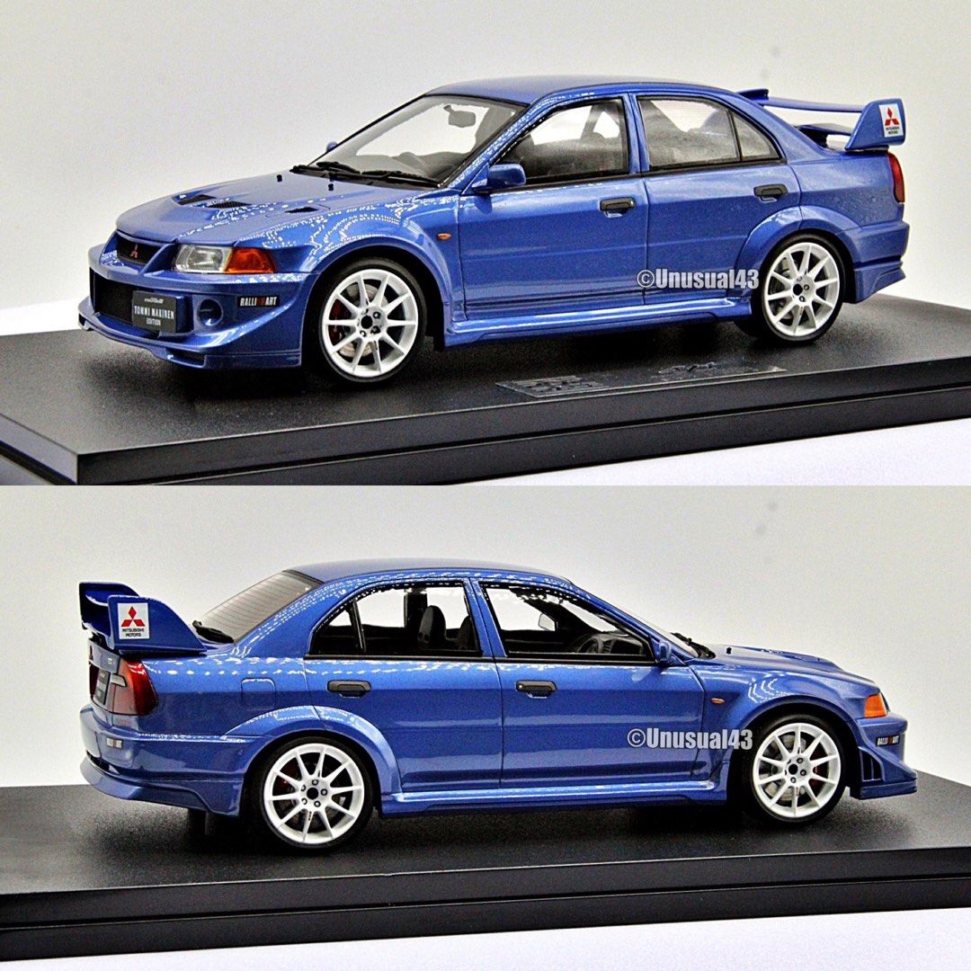 MITSUBISHI LANCER EVOLUTION IV - STEEL SILVER (ミニカー