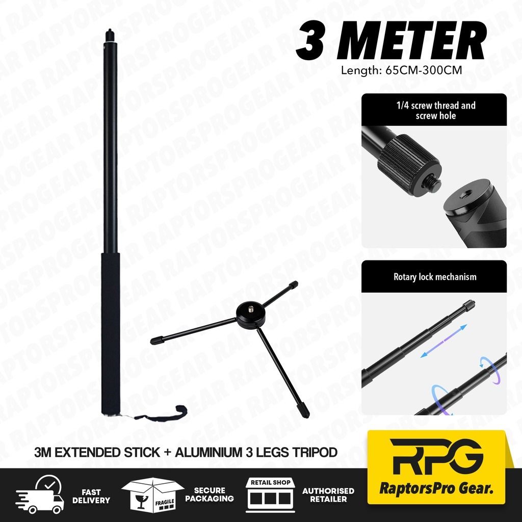 monopod 3 meter