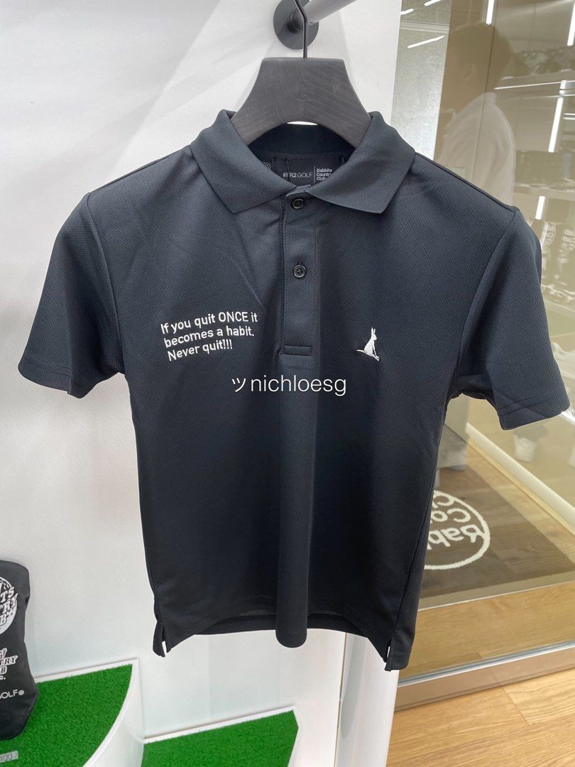 FR2 GOLF Polo Shirt Black XL FR2GOLF ポロシャツ MOONSHOT Logo polo