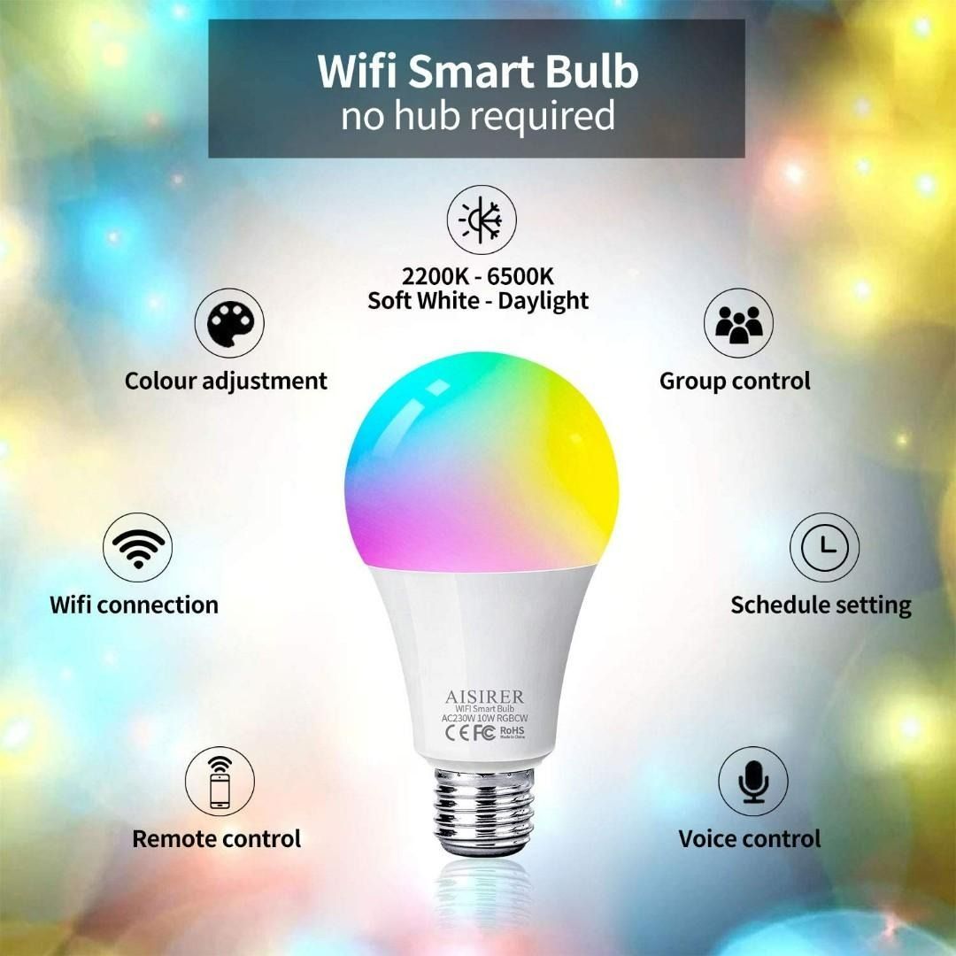 Philips Hue Smart 50W GU10 LED Bulb - White and Color Ambiance  Color-Changing Light - 1 Pack - 400LM - Indoor - Control with Hue App -  Works with Alexa, Google Assistant and Apple Homekit : Everything Else 