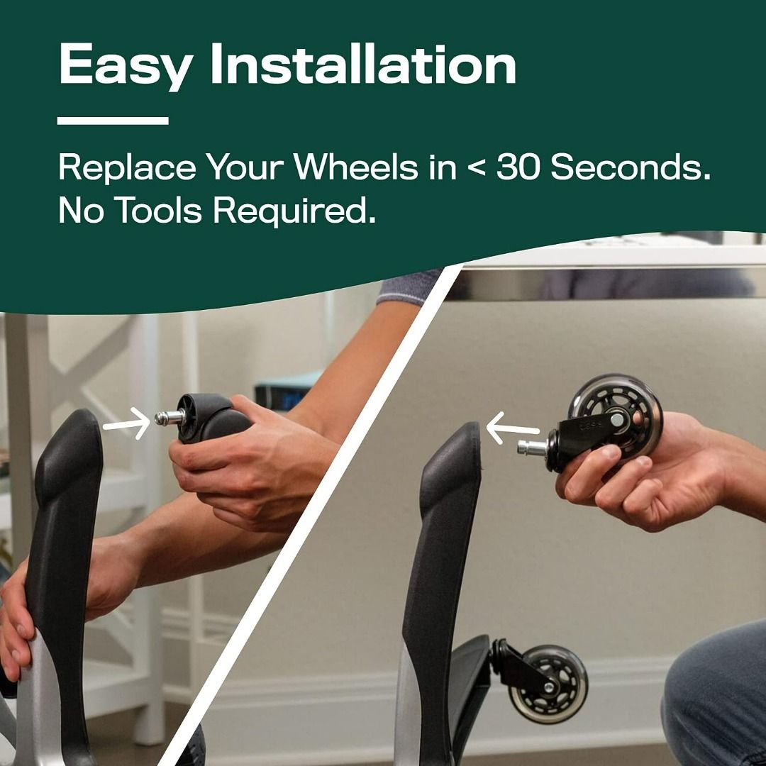 Gaming chair hotsell wheel replacement