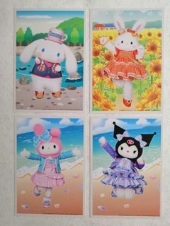 (4款可選) Sanrio Puroland Characters Cards/ Kuromi /Melody /玉桂狗/Wish me mell