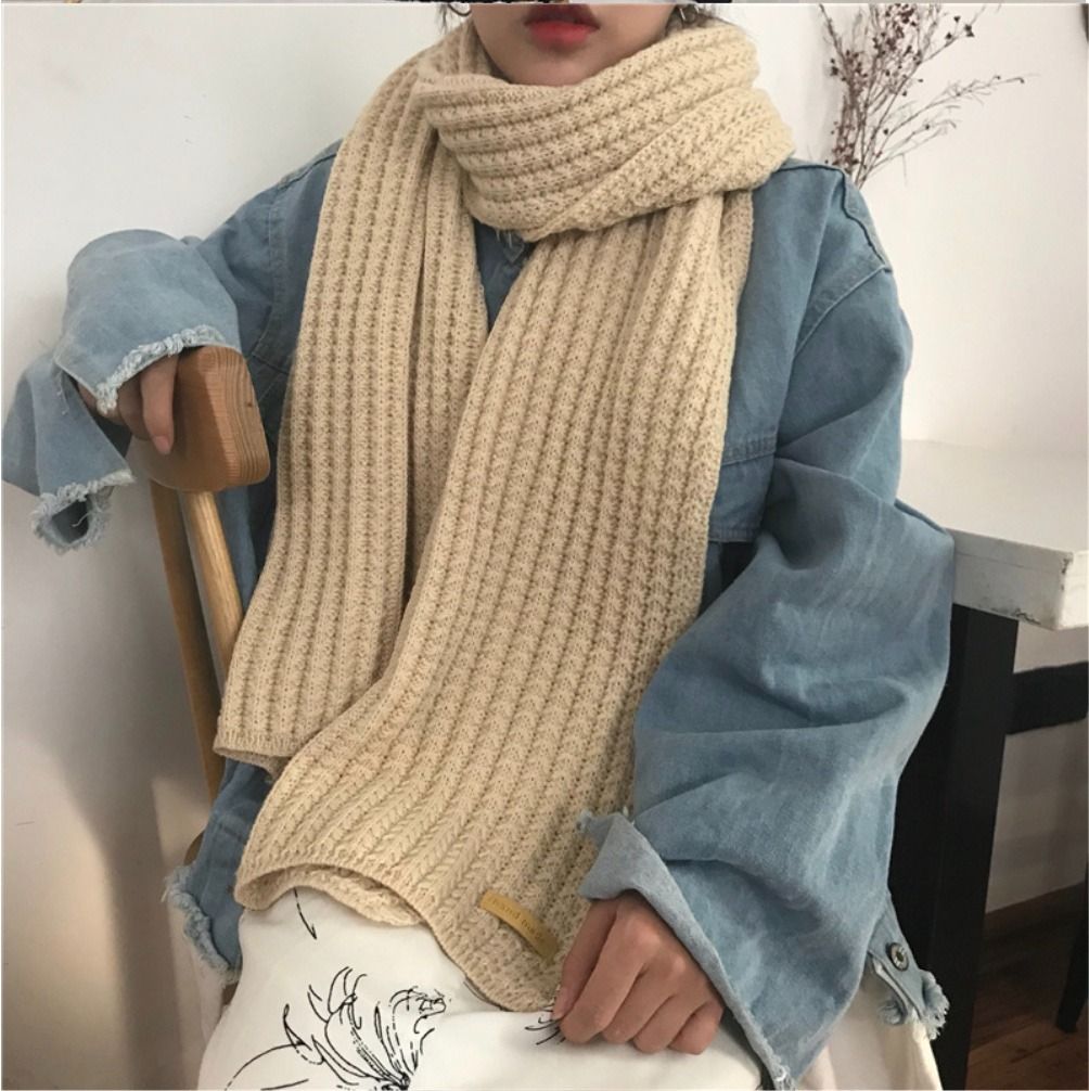 Korean scarf style top