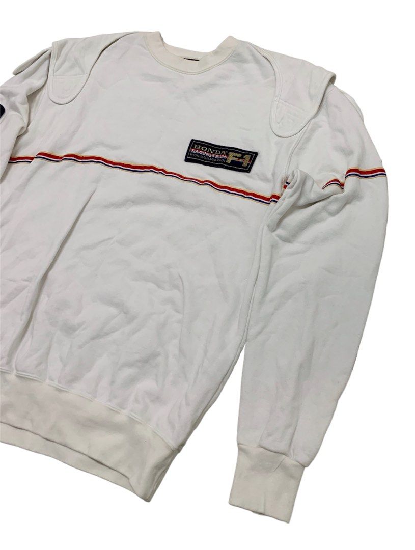 80s Honda Racing Team F1 uniform sweatshirt, Men's Fashion 80s Honda Racing Team F1 uniform sweatshirt, Men's Fashion