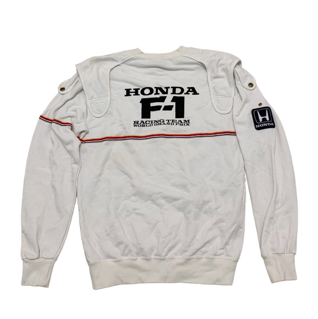 80s Honda Racing Team F1 uniform sweatshirt, Men's Fashion 80s Honda Racing Team F1 uniform sweatshirt, Men's Fashion