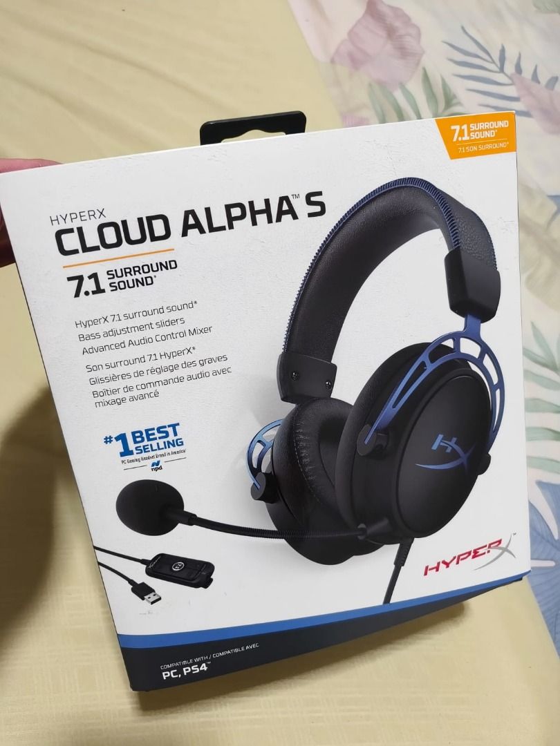99 new Hyperx Cloud Alpha S 7.1 Audio Headphones Headsets on