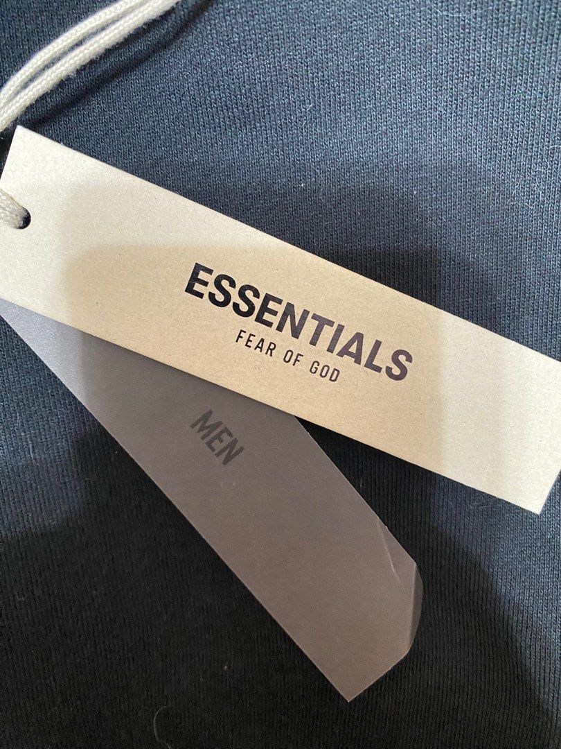 essentials black crewneck sweatshirt