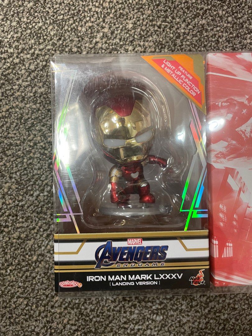 全新hottoys Ironman mk 85 爆地連燈箱cosbaby mini light box endgame
