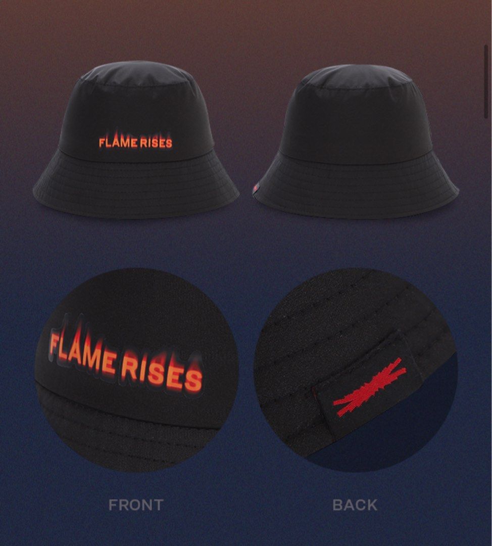 メンズ LE SSERAFIM FLAME RISES バケットハット