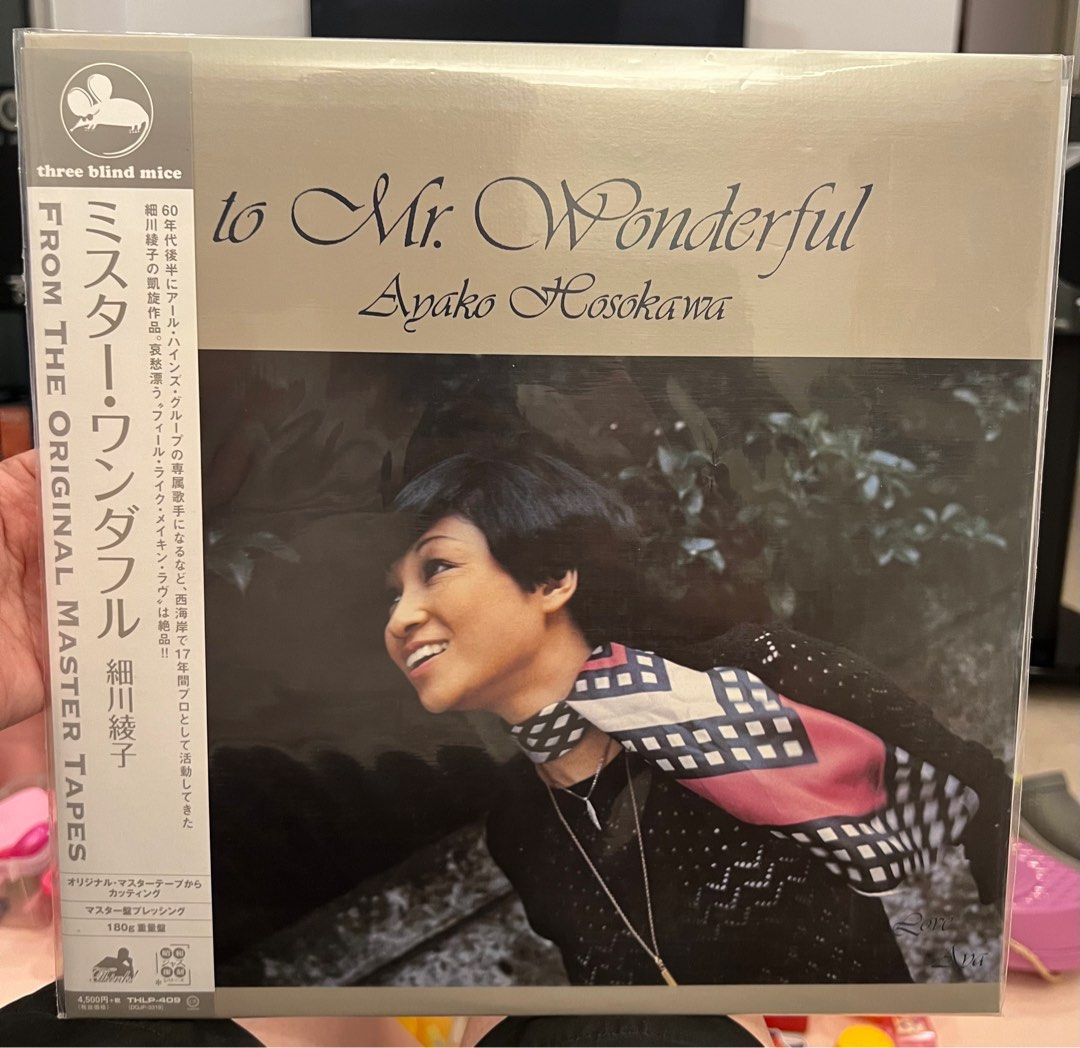 細川綾子Mr. Wonderful LP 黑膠180g NM, 興趣及遊戲, 音樂、樂器& 配件