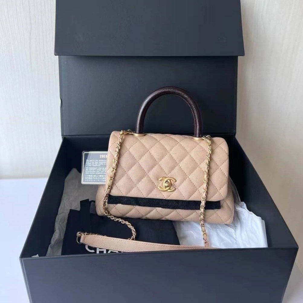Chanel Coco Handle Small Size, Luxury, Bags & Wallets on Carousell