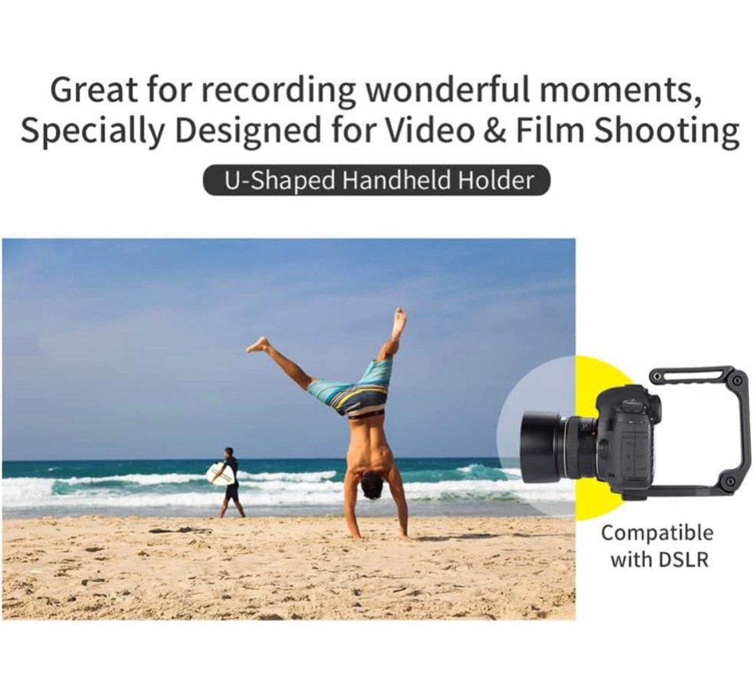 Action Stabilizing Handle Grip Camera Stabilizer Multipurpose Folding