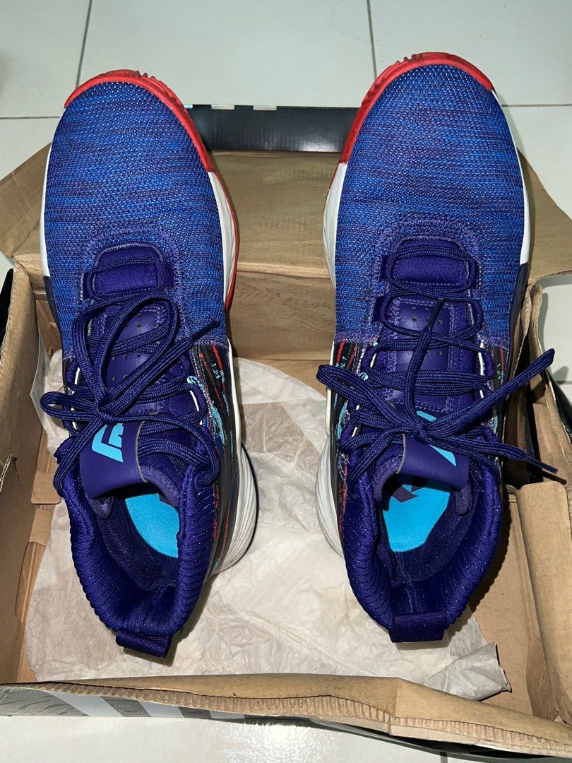 Adidas dame 5 blue sale