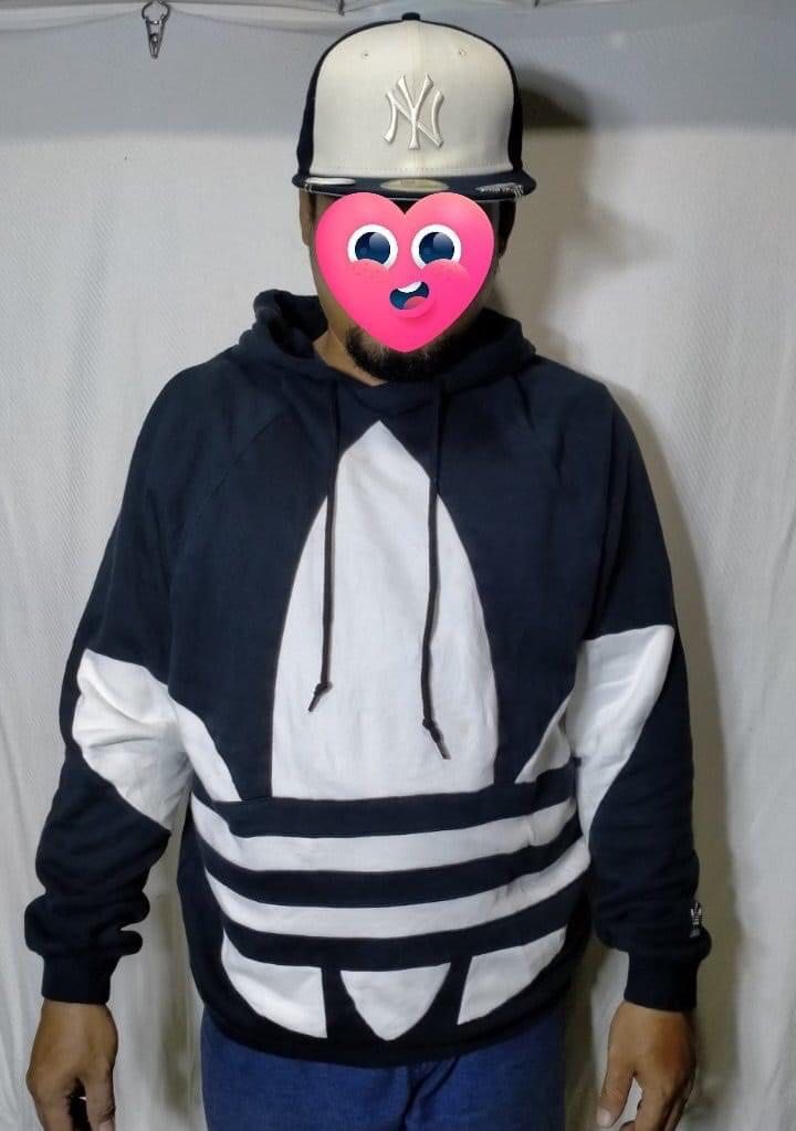 Felpa adidas outlet big trefoil