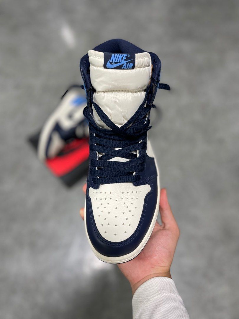 Air Jordan 1 High Obsidian Men s Fashion Footwear Sneakers on