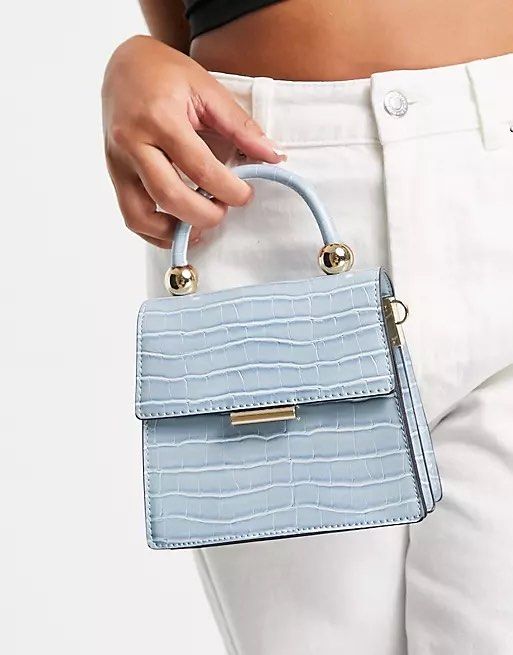 Aldo top blue handbag