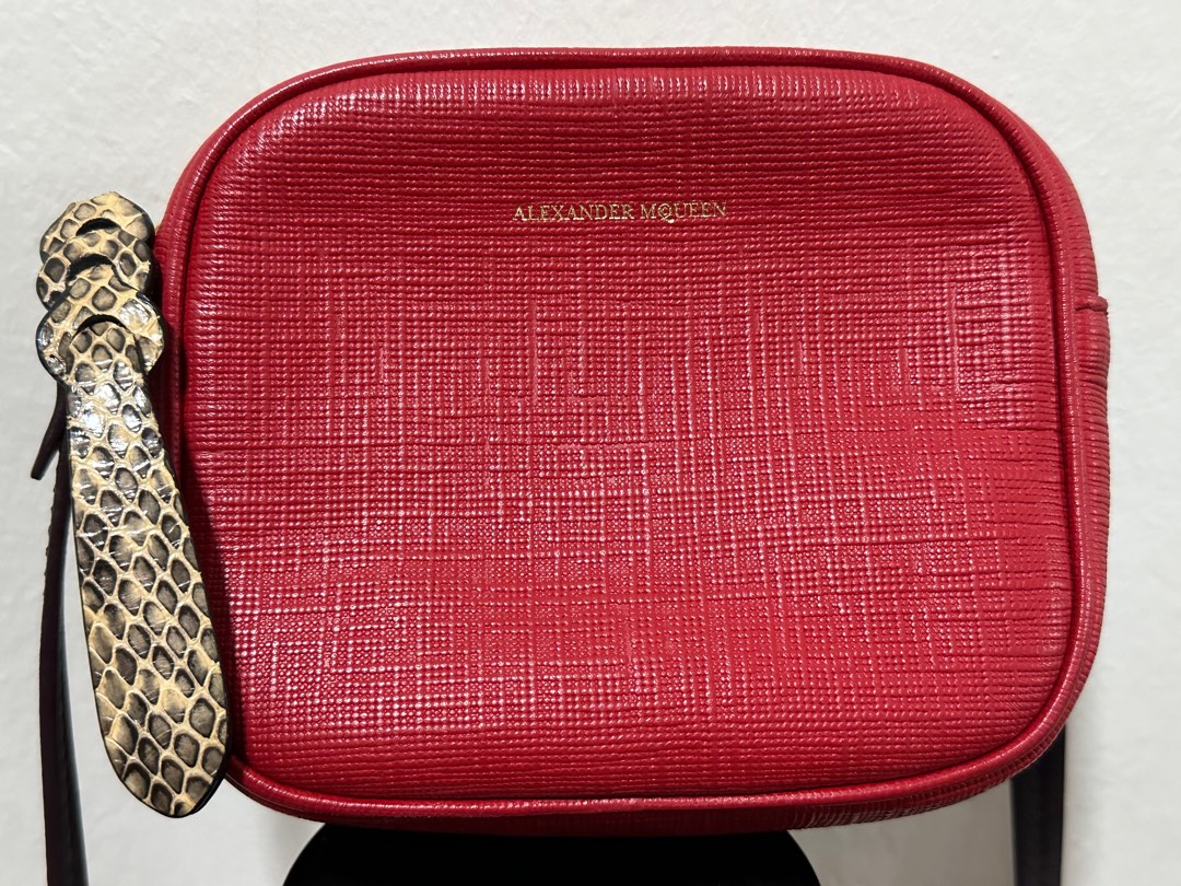 Alexander McQueen Camera Crossbody Mini Bag Women s Fashion Bags Wallets Cross body Bags on Carousell