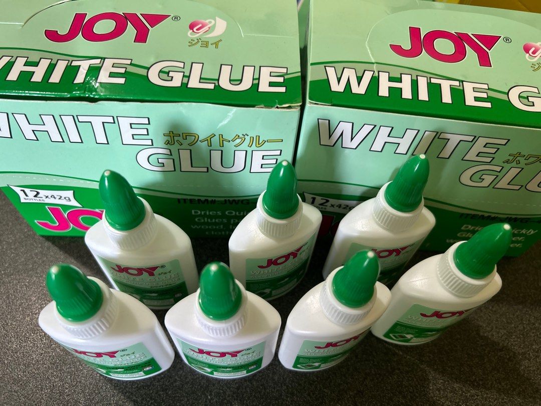 All purpose Glue (Category: Craft Supplies & Tools) located in Manila. Submitted by cozzyessentialshopph (Listing ID 1251493609, Image 3). Description: Item: Glue Brand: Joy Price: P20/ bottle 🌟 sticky glue all purpose 🌟 white Material: adhesive liquid 📍 Loc: Ipil Bambang Manila 📍 MOP: GCash, PayMaya, BDO, PNB, BPI 📍 MOD: all SF and booking courier service are c/o by the buyer Option: pick up at the location mentioned 👆 Free delivery with M