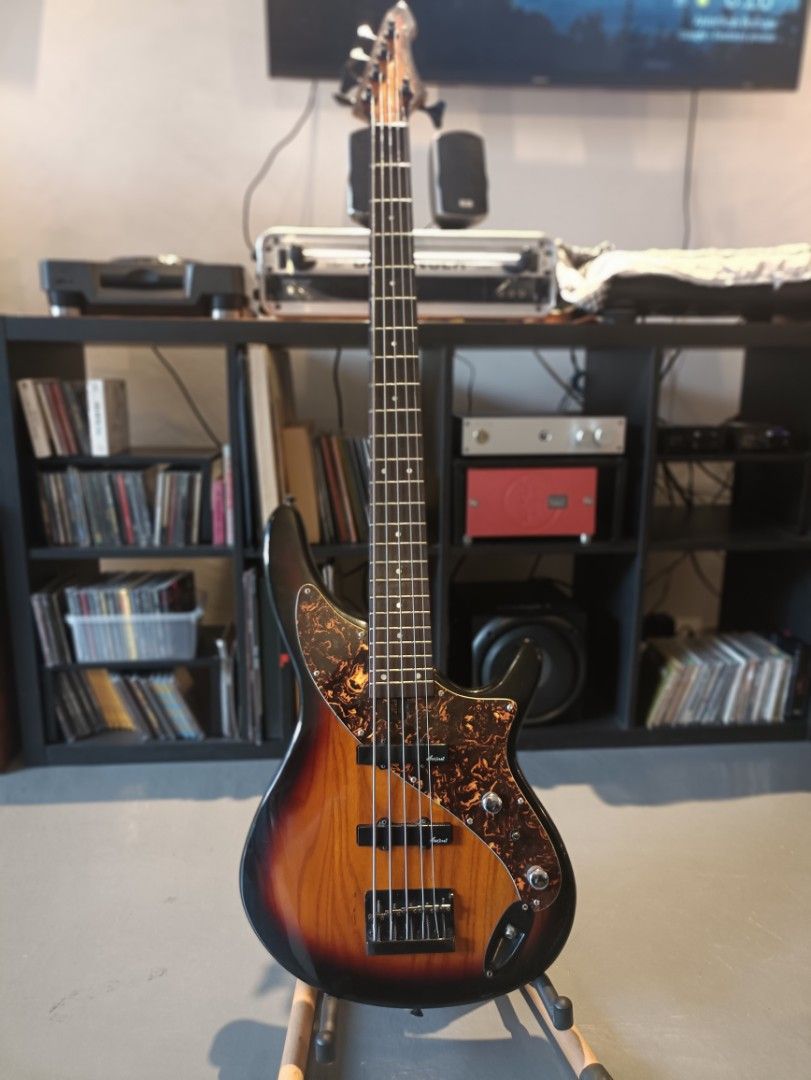 Aria Pro II Avante Steve Bailey 5 String Bass 90s Discontinued 90s