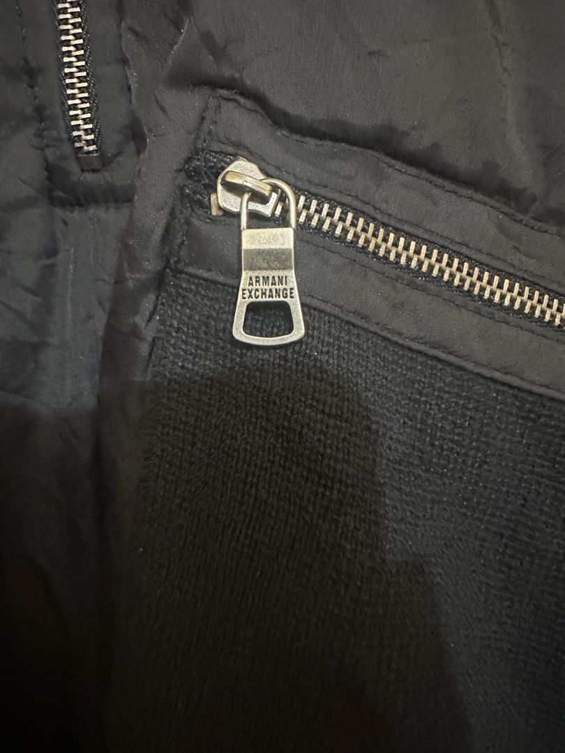 ARMANI EXCHANGE QUARTER ZIP JACKET (AUTHENTIC) on Carousell