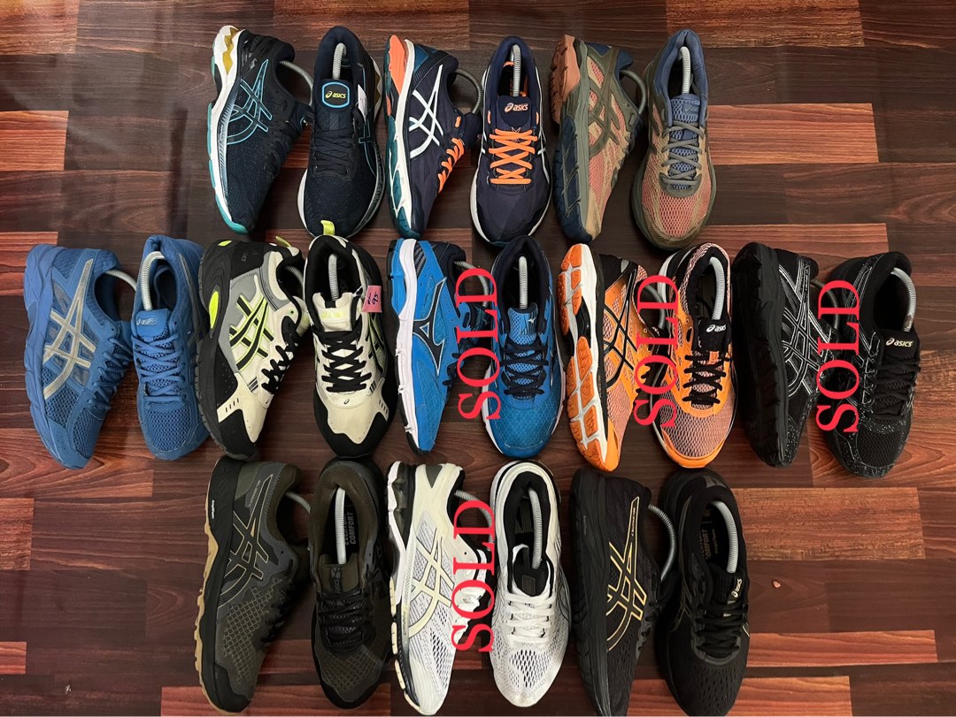 asics mizuno saiz 6uk 6.5uk Men s Fashion Footwear Sneakers