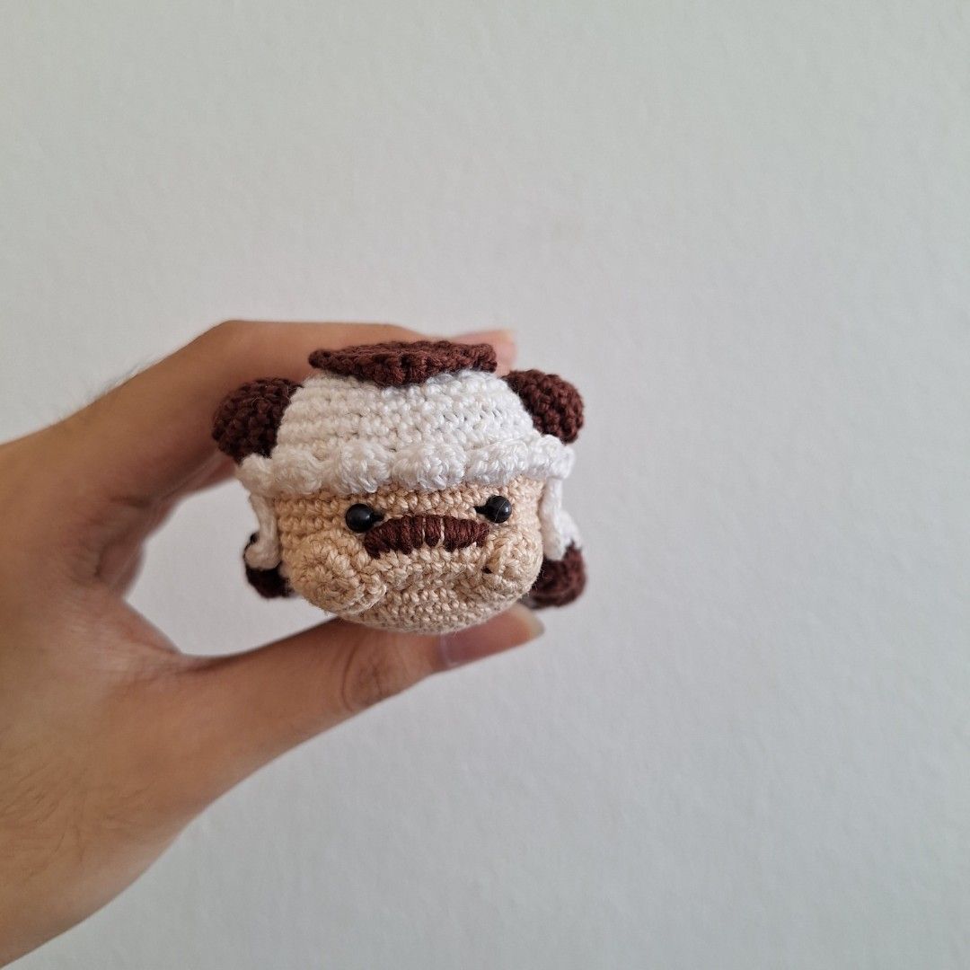 ATLA Appa Crochet Keyring Keychain on Carousell