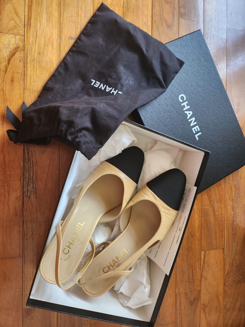 Chanel slingback 39 discount