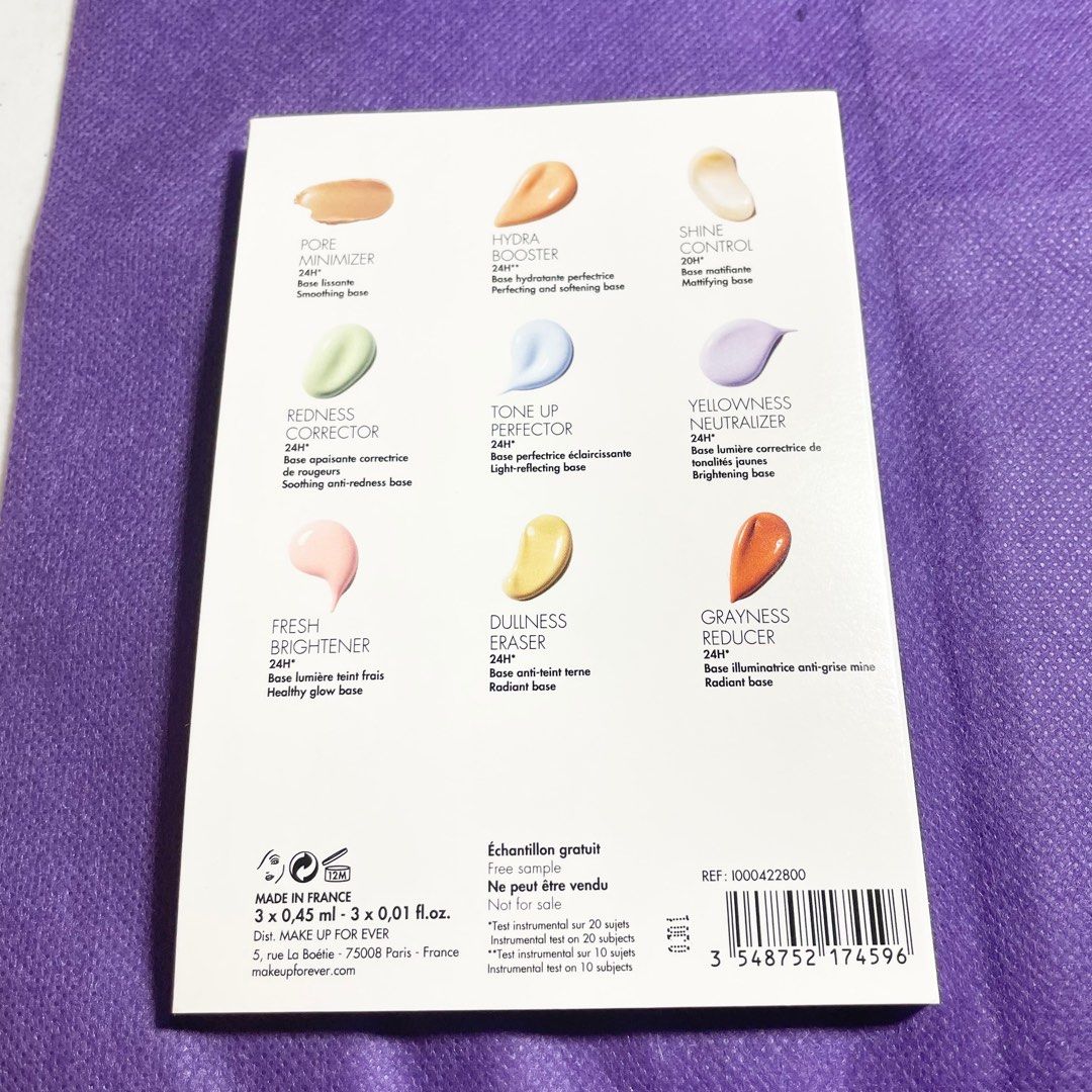 AUTHENTIC Makeup forever make up forever pore minimizer primer card (Category: Makeup) located in Pasig City. Submitted by vanityboutique (Listing ID 1251585860, Image 3). Description: Pm for more details primer card to try first the primer and formula Brand new and authentic Selling low and affordable One of the best selling brands in the makeup skincare perfume world .
