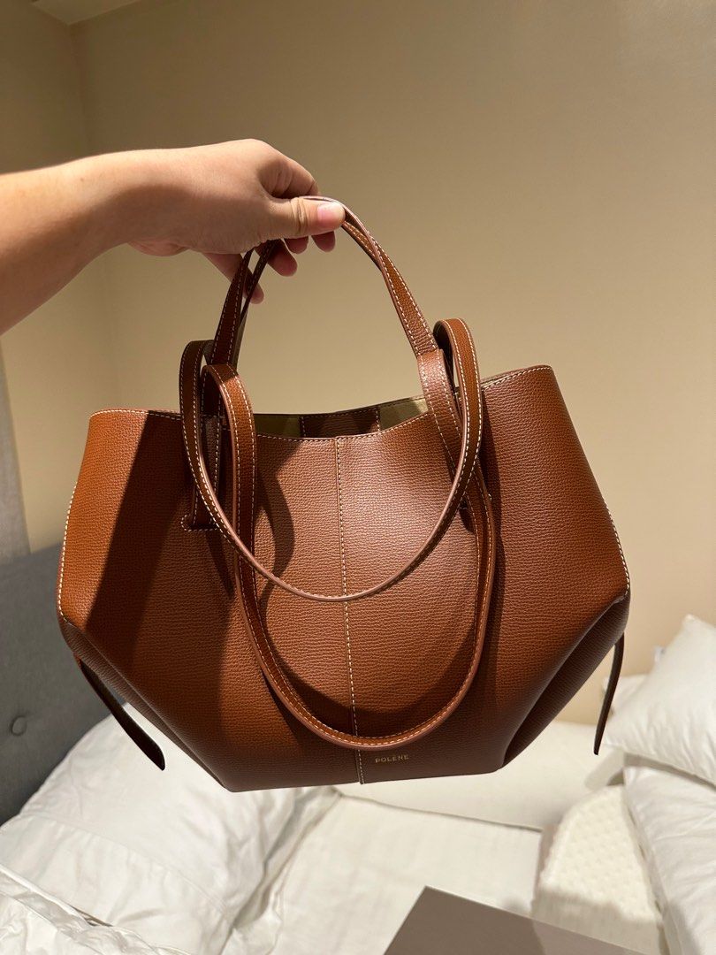 Authentic Polene Cyme Mini In Cognac On Carousell