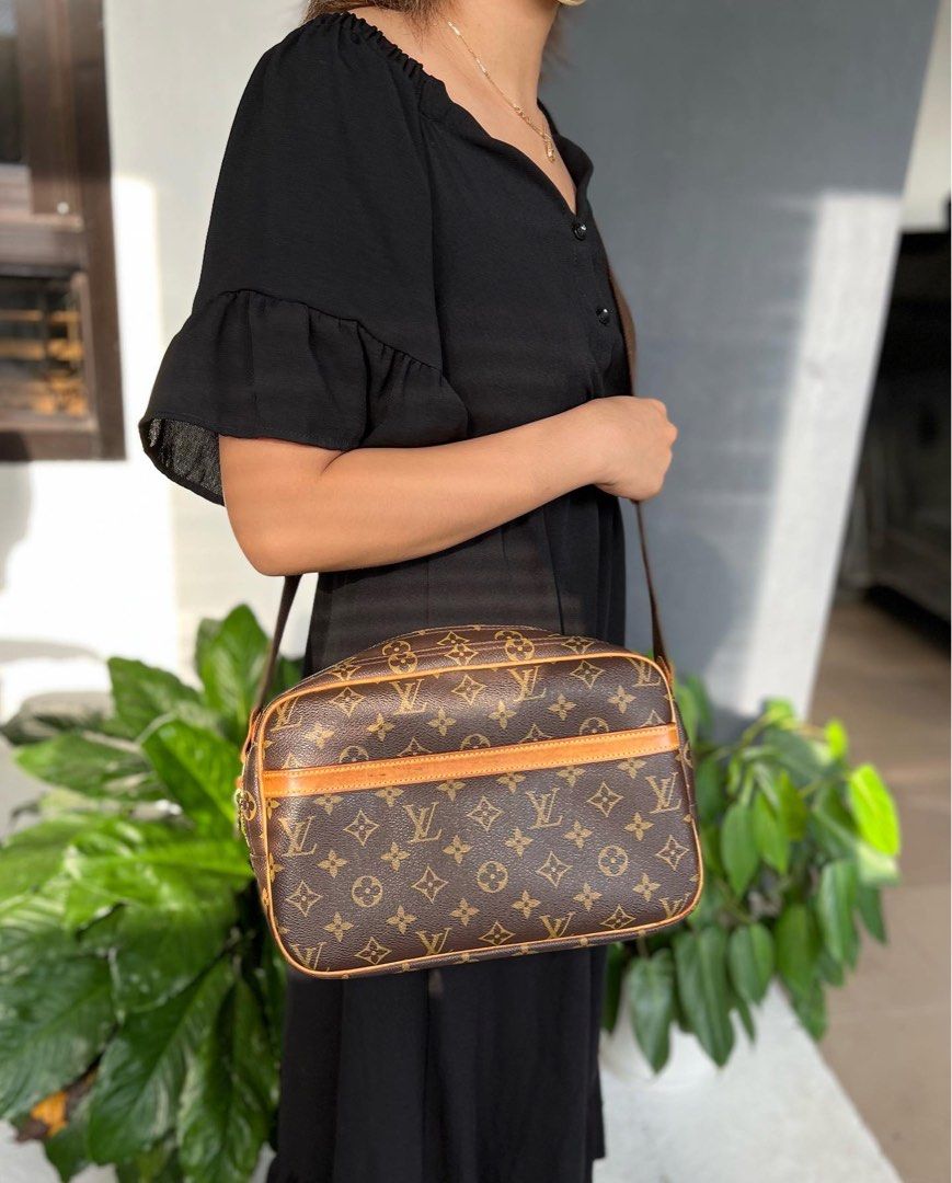 Louis Vuitton Reporter PM Monogram Shoulder Bag Unisex
